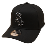 New Era - 9FORTY A-Frame Cap - OUTLINE - Chicago White Sox - Black - Headz Up 