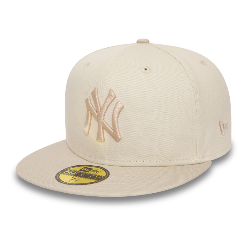 New Era - White Crown New York Yankees 59Fifty Fitted - Stone/Stone - Headz Up 