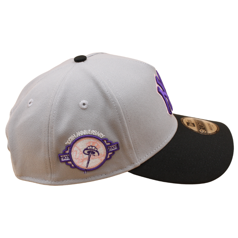 New Era - 9FORTY A-Frame Cap - New York Yankees - Grey/Black/Pink - Headz Up 