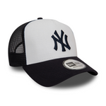 New York Yankees Team Color Block Trucker Cap - Navy/Hvid - Headz Up 