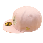 New Era 59FIFTY New York Yankees cap med pink paisley-mønster og WS 1962 logo, synlig på billedet