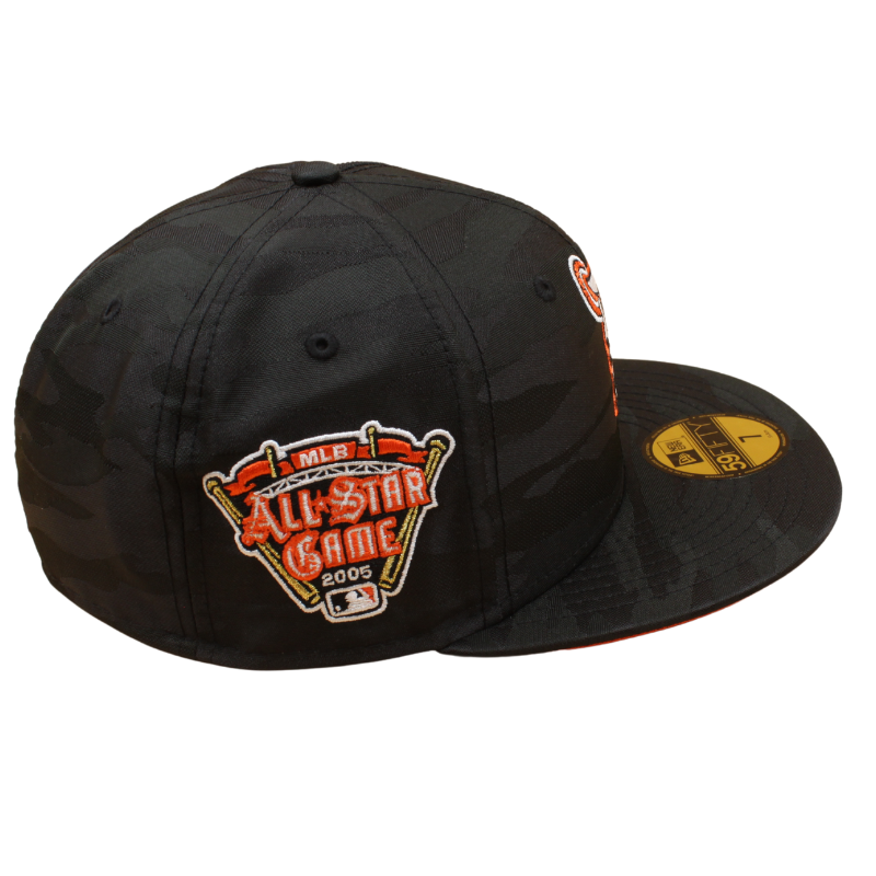 New Era - 59FIFTY Fitted Cap - Detroit Tigers - ASG 2005 - Tonal Black Camo - Headz Up 