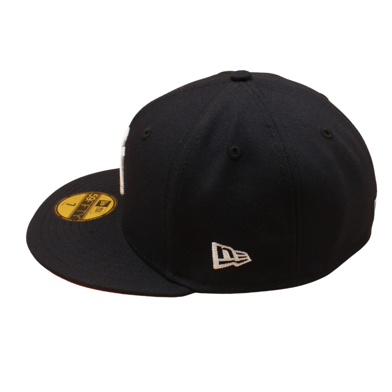 New Era 59FIFTY kasket med New York Yankees-logo, Jackie Robinson 50th-design i navy og rød
