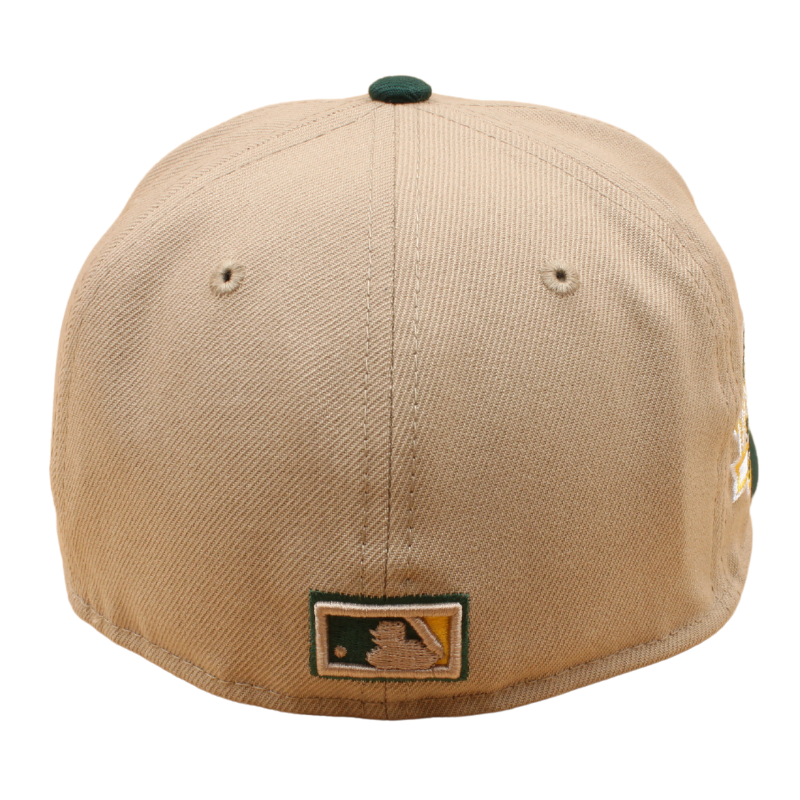 New Era - 59FIFTY Fitted -  Oakland Athletics - 1989 World Series - Khaki/Dark Green - Headz Up 