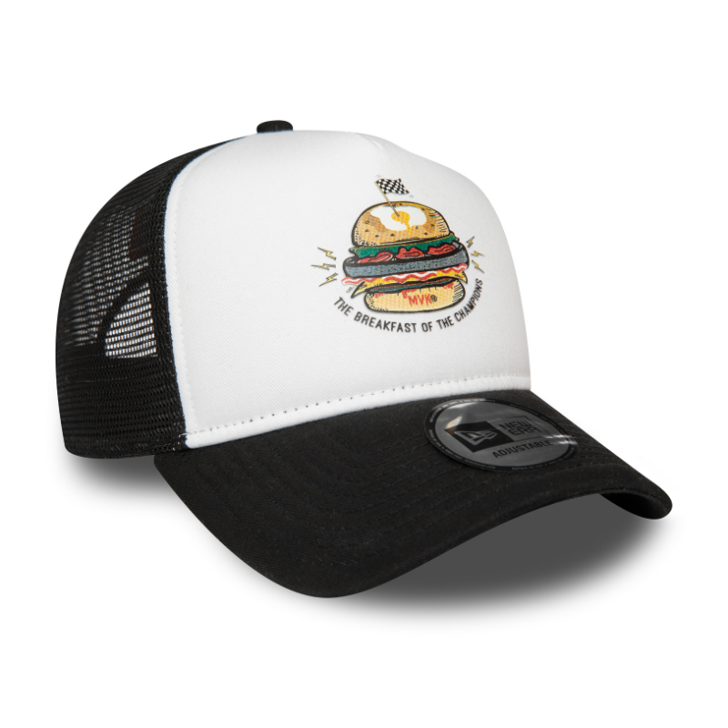 New Era - Food Trucker Cap - Aprilia - Black/White - Headz Up 