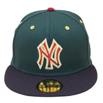 New Era - New York Yankees Cooperstown 59Fifty Fitted World World Series 1996 - Dark Green/Navy/Yellow - Headz Up 
