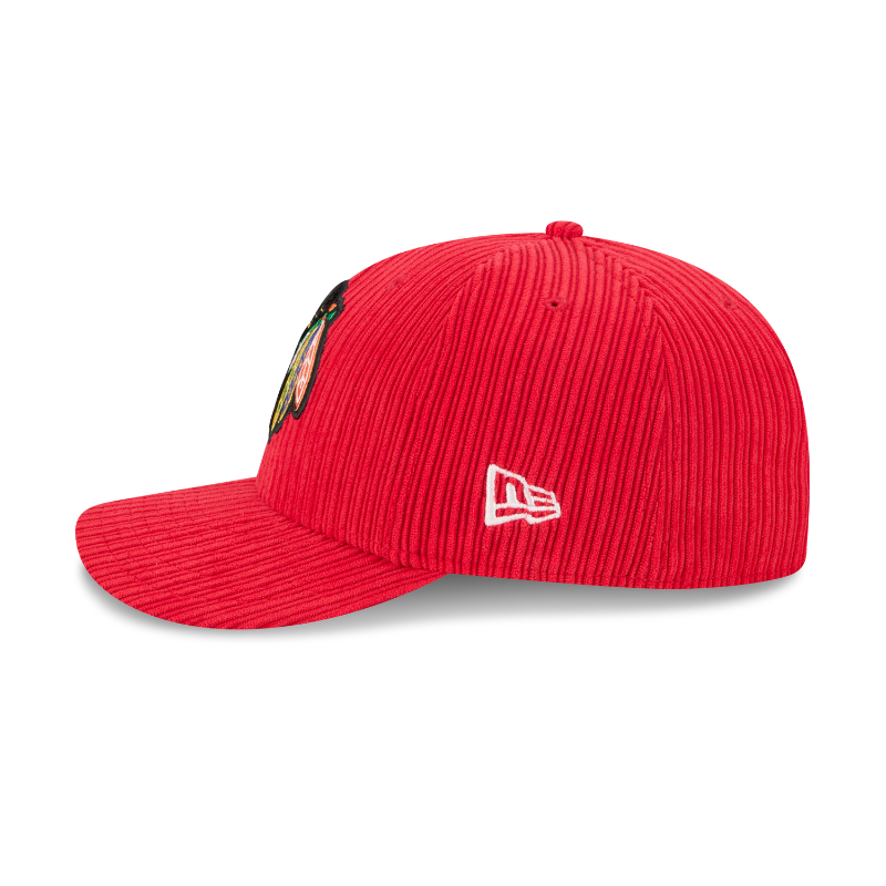 New Era - 59FIFTY Fitted Cap - Chicago Blackhawks - CHENILLE POP - Red - Headz Up 