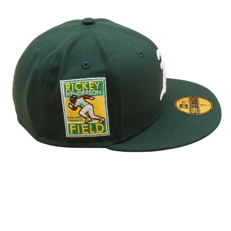 New Era - 59Fifty Fitted Cap - Oakland Athletics - Rickey Henderson - Dark Green