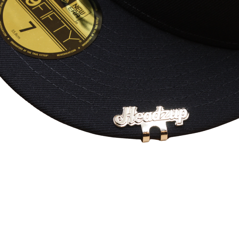 Headz Up - Cap Clip - "Script" Logo - Silver - Headz Up 