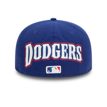 New Era - 59FIFTY Fitted Cap - Upside Down AOP - Los Angeles Dodgers Cooperstown - Blue