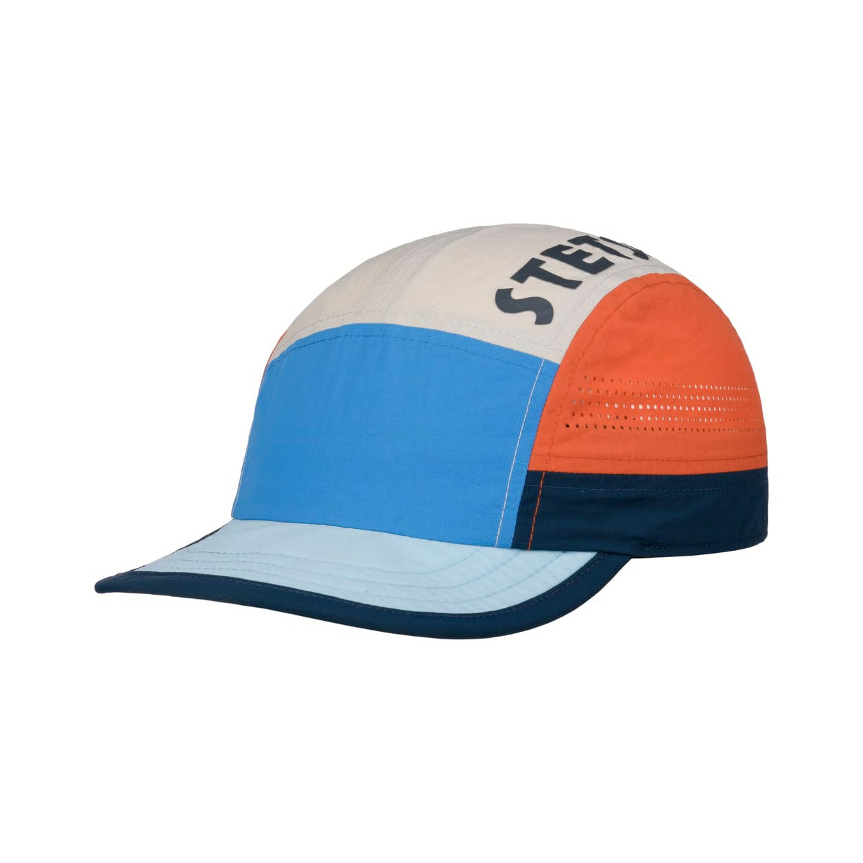 Stetson - Outdoor Retro Cap - Beige/Orange/Blue - Headz Up 