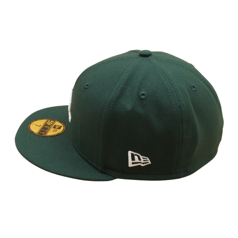 New Era - 59Fifty Fitted Cap - 100th Anniversary - Los Angeles Dodgers - Dark Green - Headz Up 