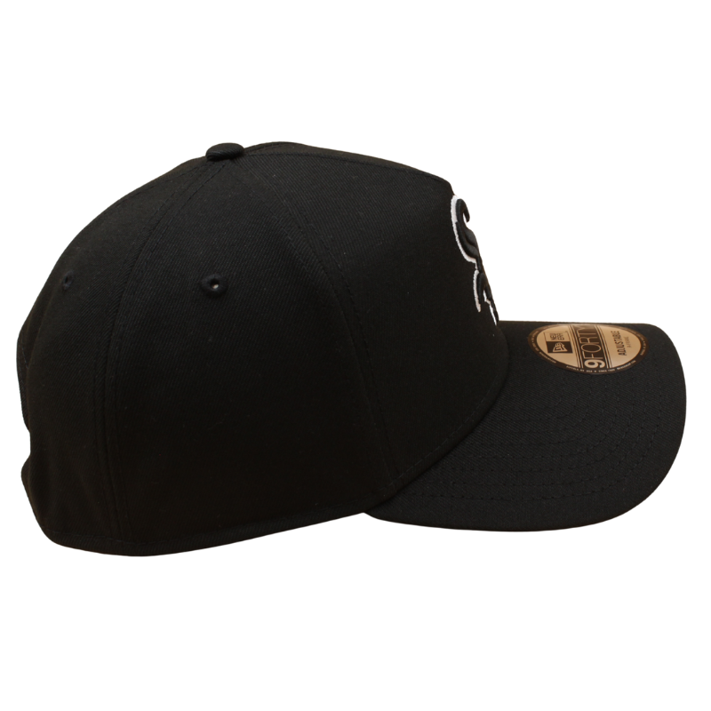 New Era - 9FORTY A-Frame Cap - OUTLINE - Chicago White Sox - Black - Headz Up 