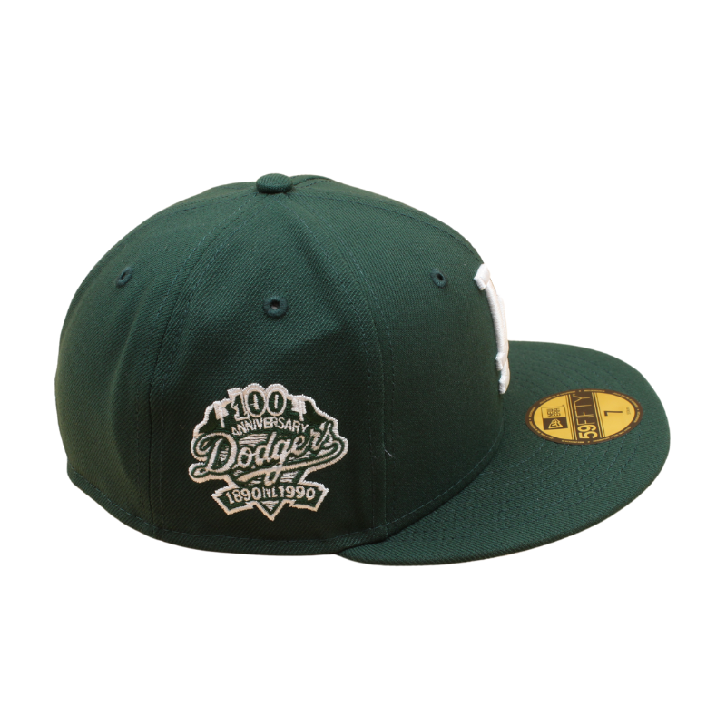 New Era - 59Fifty Fitted Cap - 100th Anniversary - Los Angeles Dodgers - Dark Green