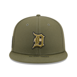 New Era - Detroit Tigers - 9FIFTY Snapback - ARMED FORCES - Olive - Headz Up 