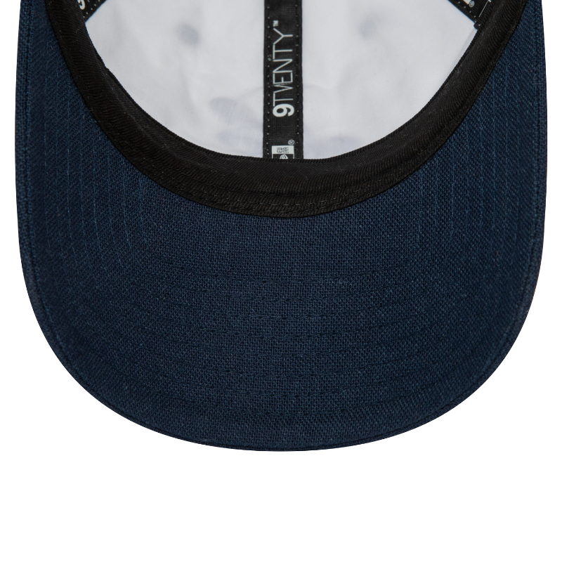 New Era - 9Twenty - Linen Script - White/Navy - Headz Up 