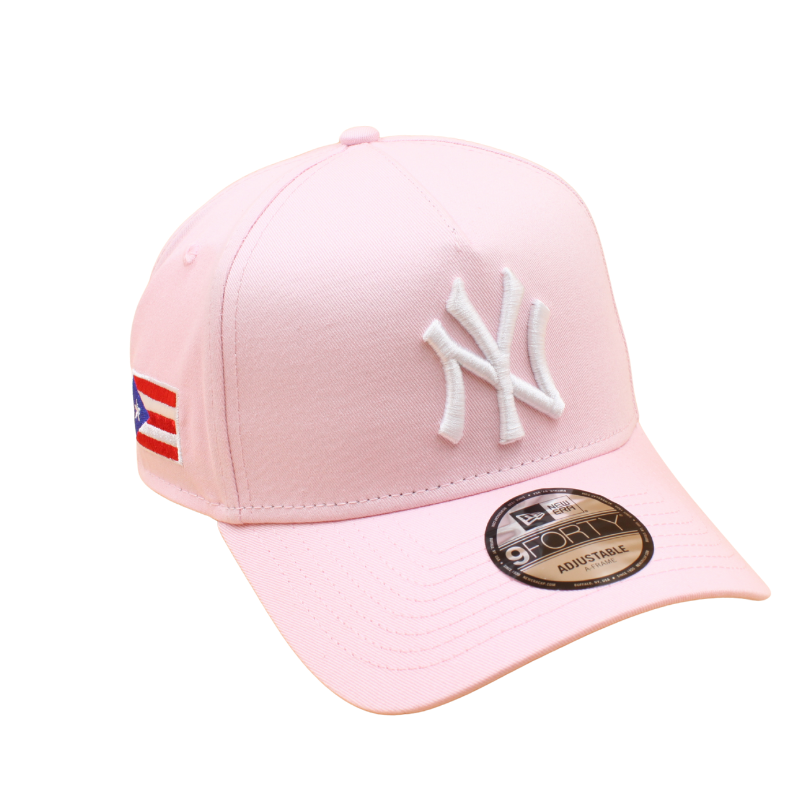 New Era - 9FORTY A-Frame Cap - PR - New York Yankees - Pink - Headz Up 