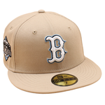 New Era - 59FIFTY Fitted - Boston Red Sox - 90th Anniversary - Khaki/Sky Blue UV - Headz Up 