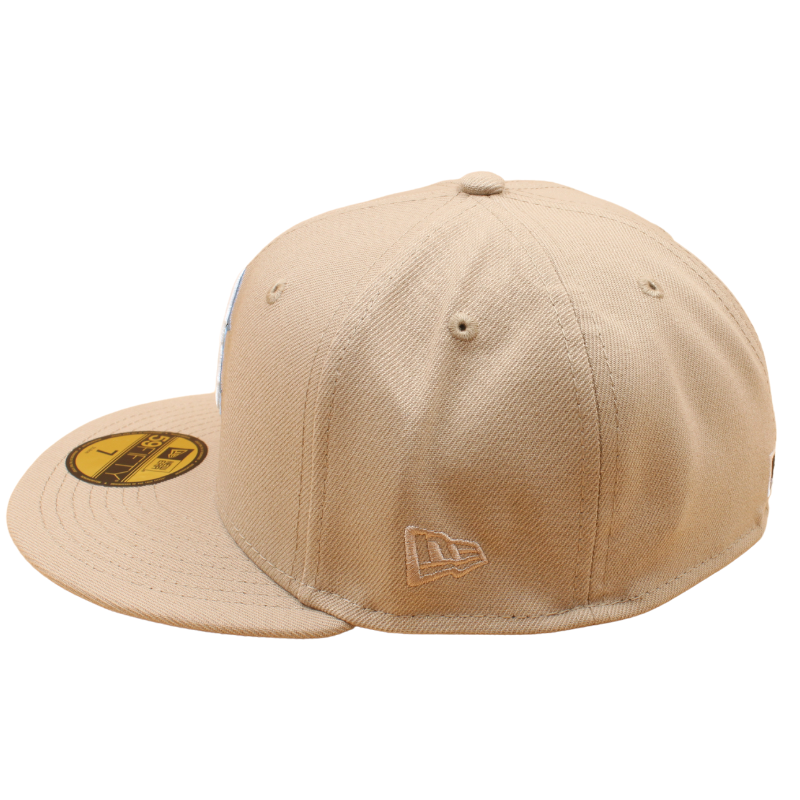 New Era - 59FIFTY Fitted - Boston Red Sox - 90th Anniversary - Khaki/Sky Blue UV - Headz Up 