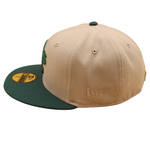New Era - 59FIFTY Fitted -  Oakland Athletics - 1989 World Series - Khaki/Dark Green - Headz Up 