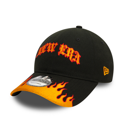 New Era - 9Twenty Adjustable Cap - NE Race - Black/Orange