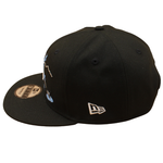 New Era 9FIFTY snapback cap med Yankees logo og 1962 World Series detaljer i sort og lyseblå