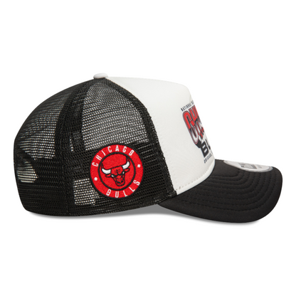 New Era - NBA Team Colour Trucker Cap - Chicago Bulls - White/Black