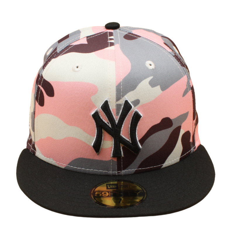 New Era - 59FIFTY - New York Yankees Cooperstown - 50th WS - Pink Camo/Black - Headz Up 