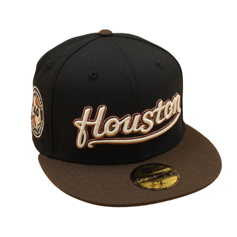 New Era - 59FIFTY Fitted Cap - Houston Astros 40 Anniversary - Black/Walnut