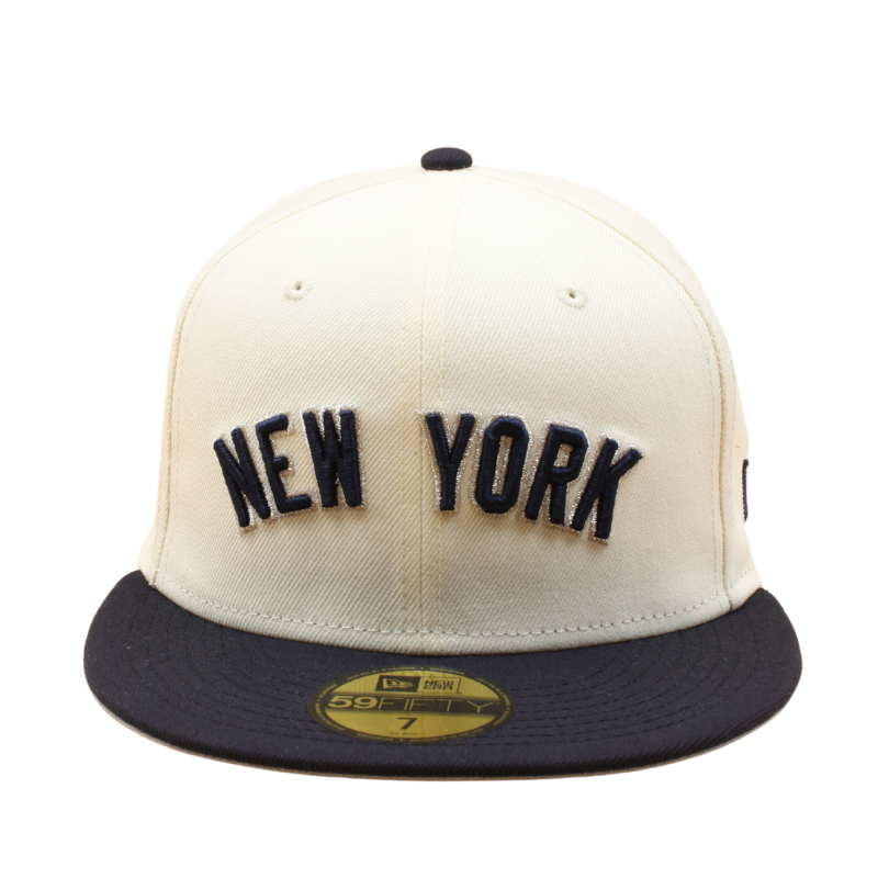 New Era - New York Yankees 59Fifty Fitted Yankee Stadium 1923-2008 - Off White/Navy - Headz Up 