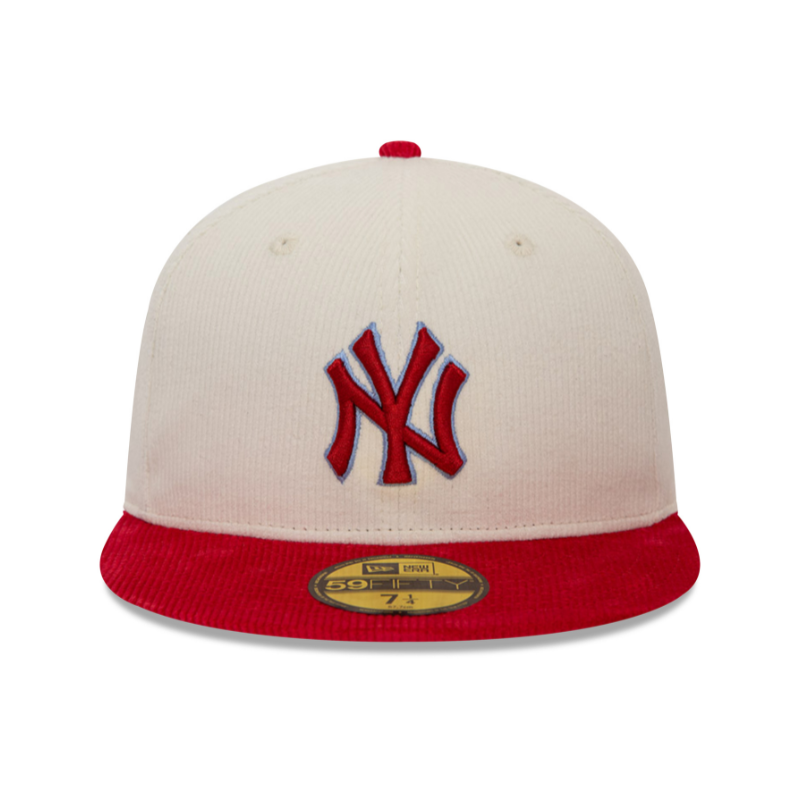New Era - New York Yankees Cord - Off White/Red - Headz Up 