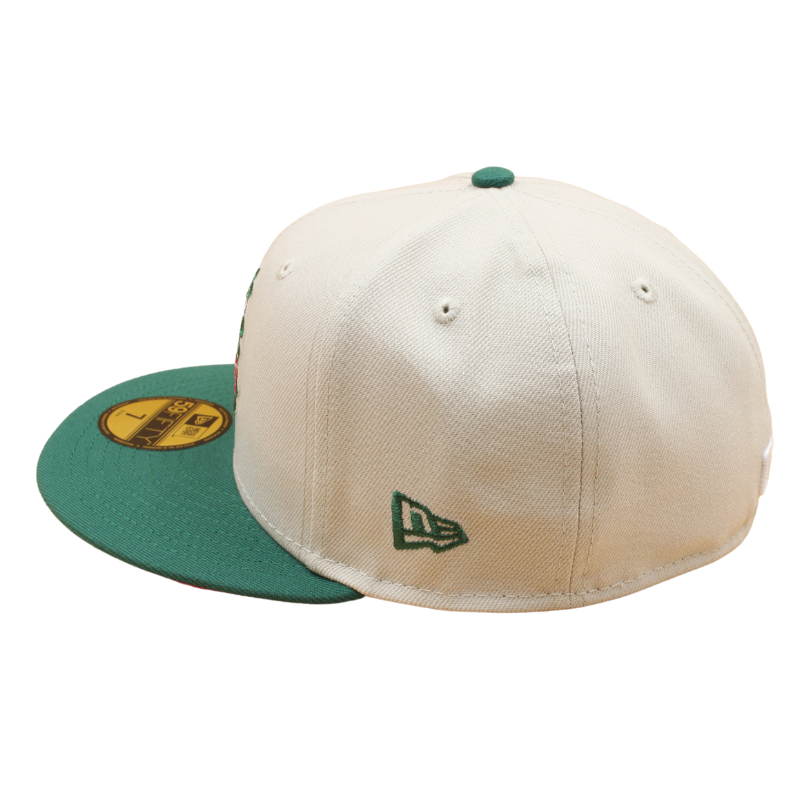 New Era - 59FIFTY - Atlanta Braves - FLOWER - Stone/Green - Headz Up 
