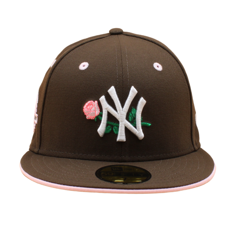 New Era - New York Yankees Cooperstown 59Fifty Fitted 100th Anniversary - Walnut/Pink - Headz Up 