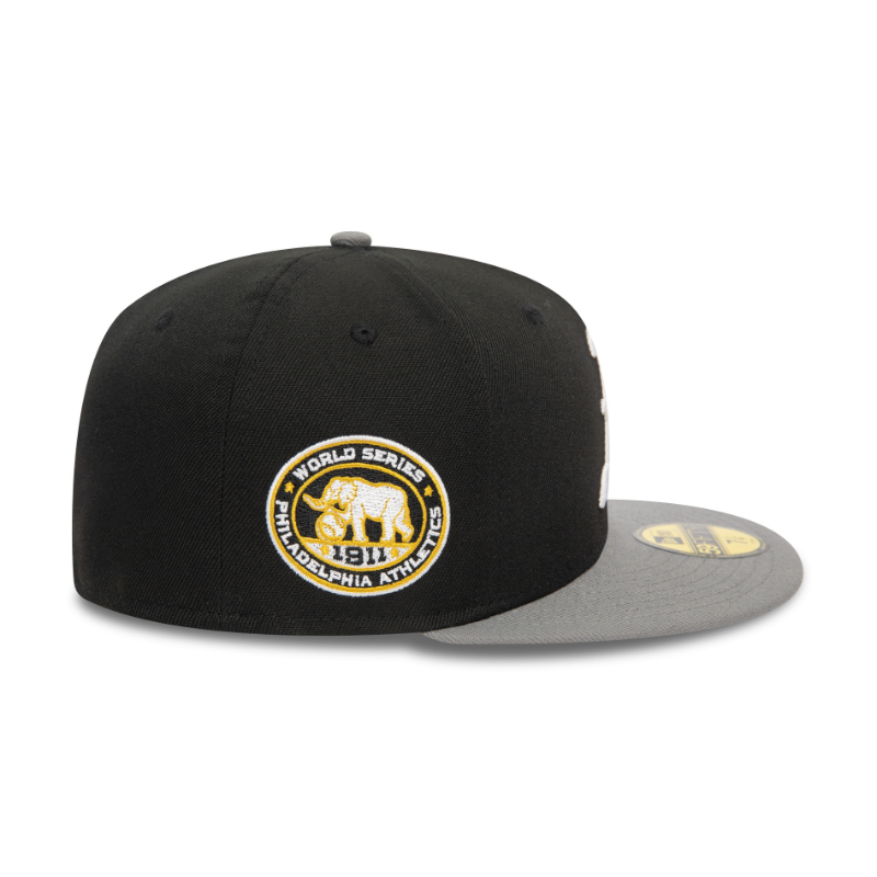 New Era - MLB Contrast Pin - 59Fifty Fitted - Oakland Athletics - Black