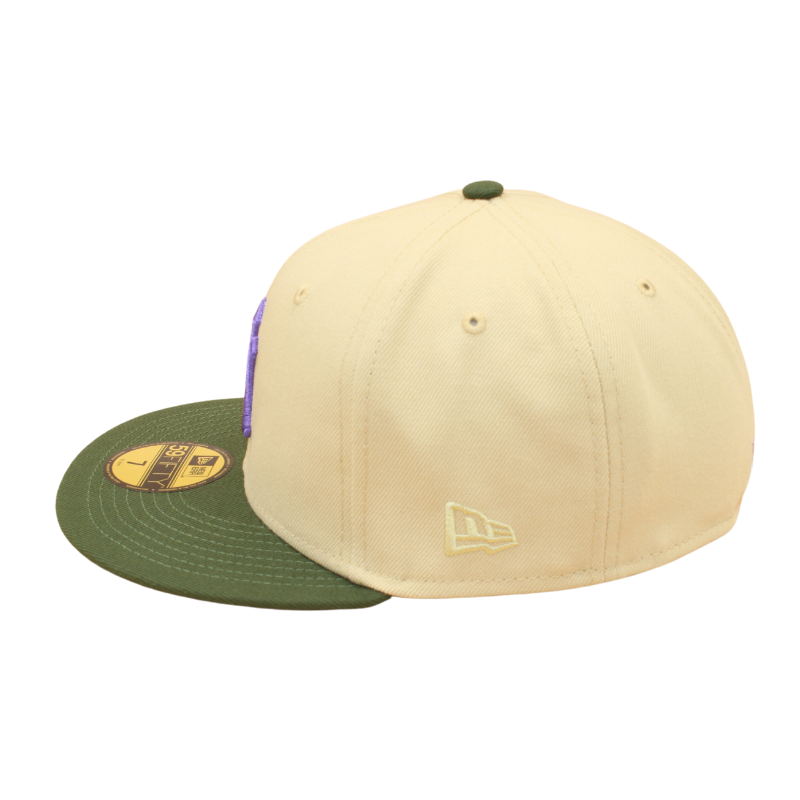 New Era - New York Yankees Cooperstown 59Fifty Fitted World World Series 1999 - Vegas Gold/Riffle Green/Purple - Headz Up 