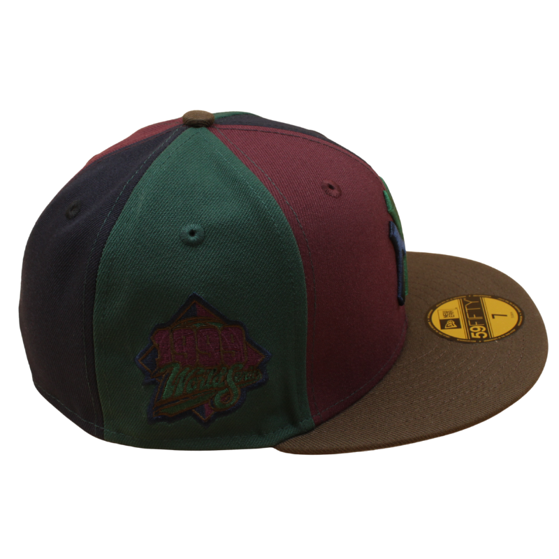 New Era - 59FIFTY - New York Yankees Cooperstown - WS 1999 - Navy/Green/Walnut - Headz Up 