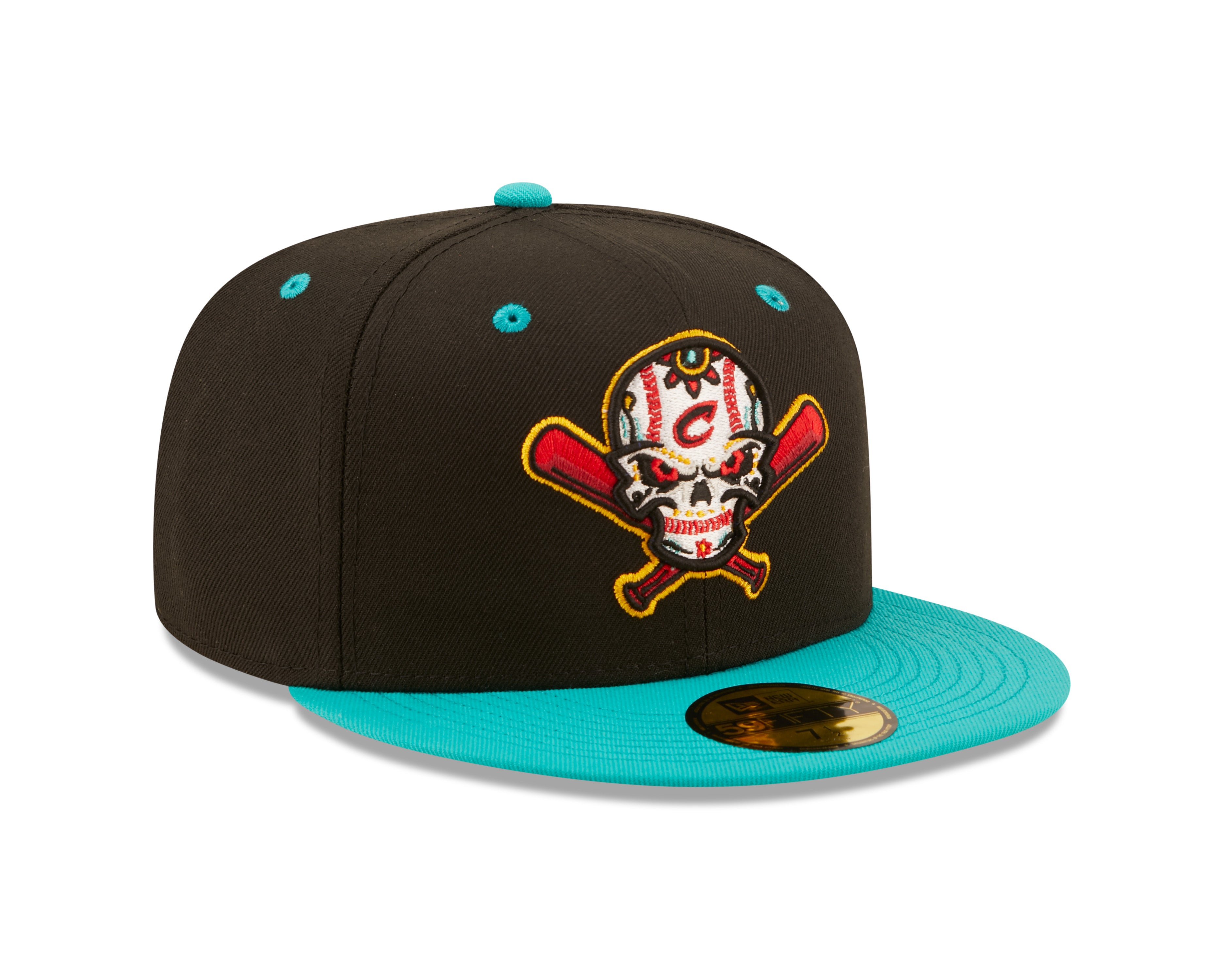 New Era - 59fifty Fitted - MiLB - COPA - Columbus Clippers - Black/Teal - Headz Up 