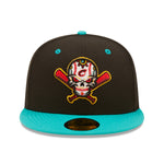 New Era - 59fifty Fitted - MiLB - COPA - Columbus Clippers - Black/Teal - Headz Up 