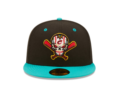 New Era - 59fifty Fitted - MiLB - COPA - Columbus Clippers - Black/Teal - Headz Up 
