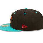New Era - 59fifty Fitted - MiLB - COPA - Columbus Clippers - Black/Teal - Headz Up 