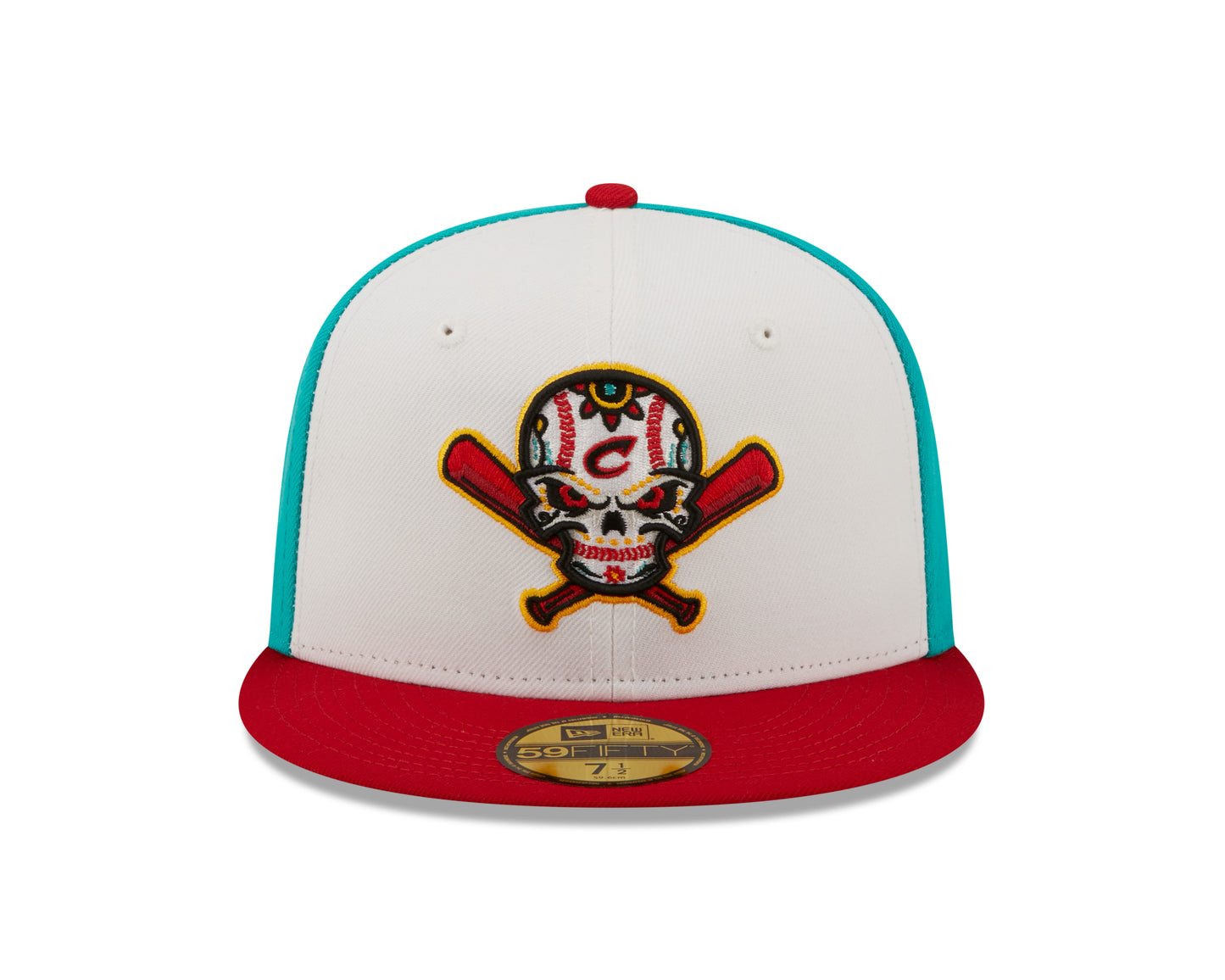 New Era - 59fifty Fitted - MiLB - COPA - Columbus Clippers - White/Teal/Real - Headz Up 