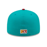 New Era - 59fifty Fitted - MiLB - COPA - Columbus Clippers - White/Teal/Real - Headz Up 