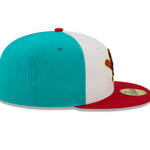 New Era - 59fifty Fitted - MiLB - COPA - Columbus Clippers - White/Teal/Real - Headz Up 