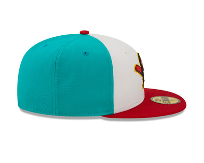 New Era - 59fifty Fitted - MiLB - COPA - Columbus Clippers - White/Teal/Real - Headz Up 