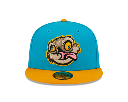 New Era - 59fifty Fitted - MiLB - COPA - Lansing Lugnuts - Teal/Orange - Headz Up 