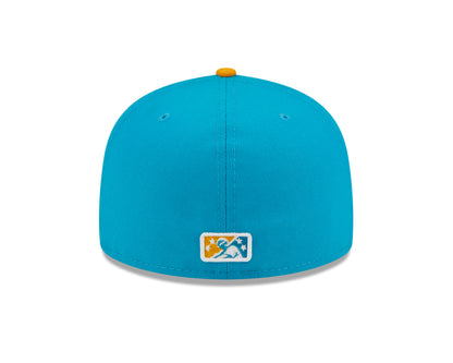 New Era - 59fifty Fitted - MiLB - COPA - Lansing Lugnuts - Teal/Orange - Headz Up 