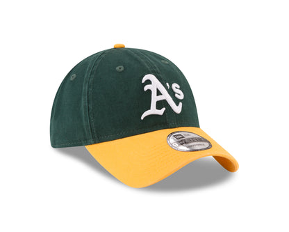 New Era - MLB Core Classic - Oakland Athletics - 9Twenty  - Dark Green/Yellow - Headz Up 