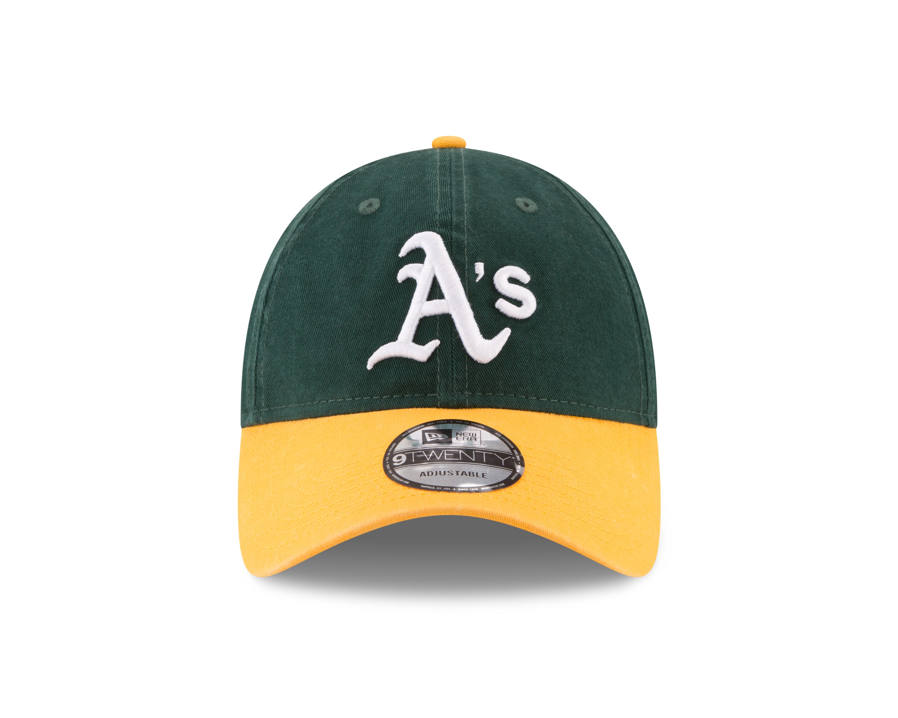 New Era - MLB Core Classic - Oakland Athletics - 9Twenty  - Dark Green/Yellow - Headz Up 