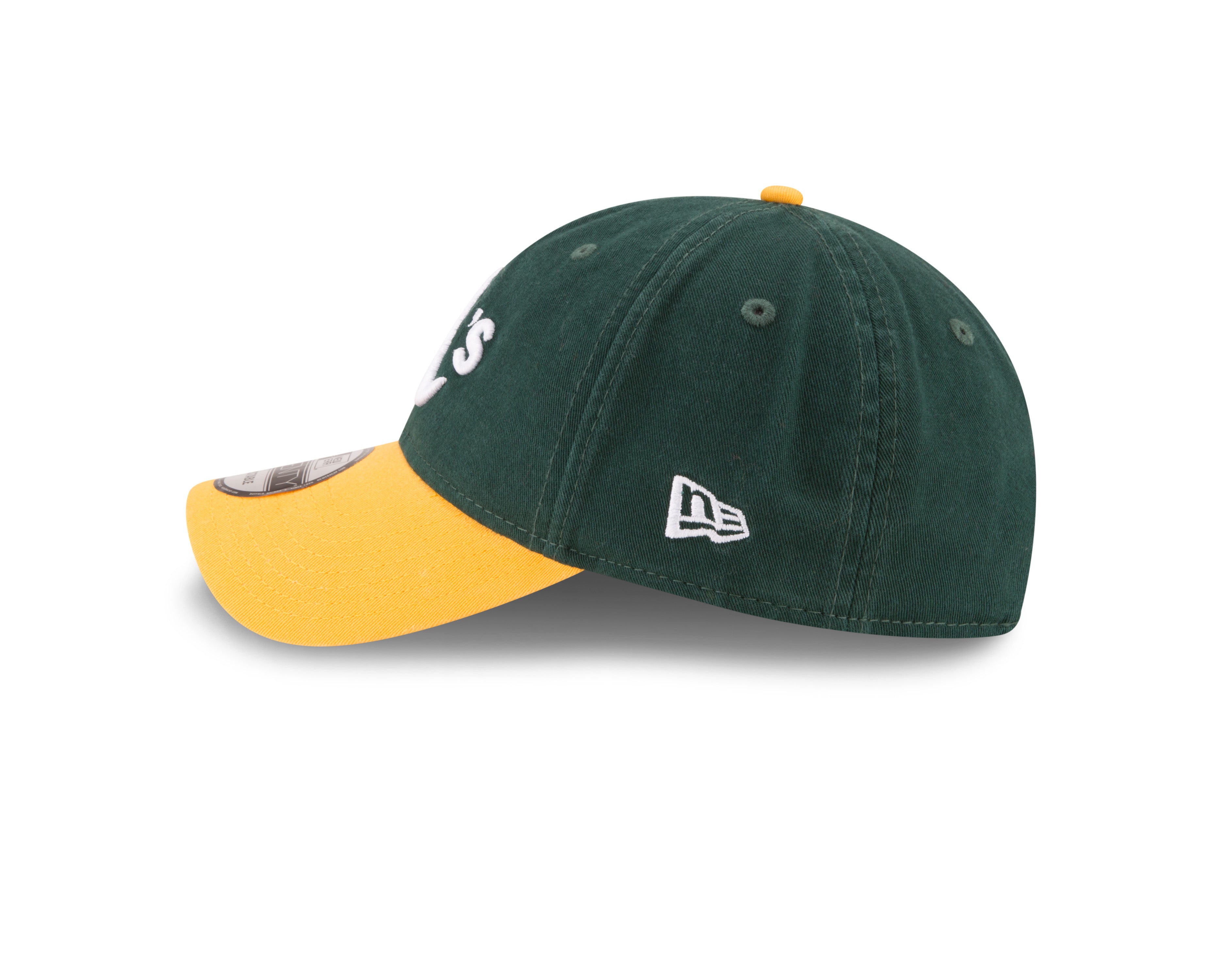 New Era - MLB Core Classic - Oakland Athletics - 9Twenty  - Dark Green/Yellow - Headz Up 