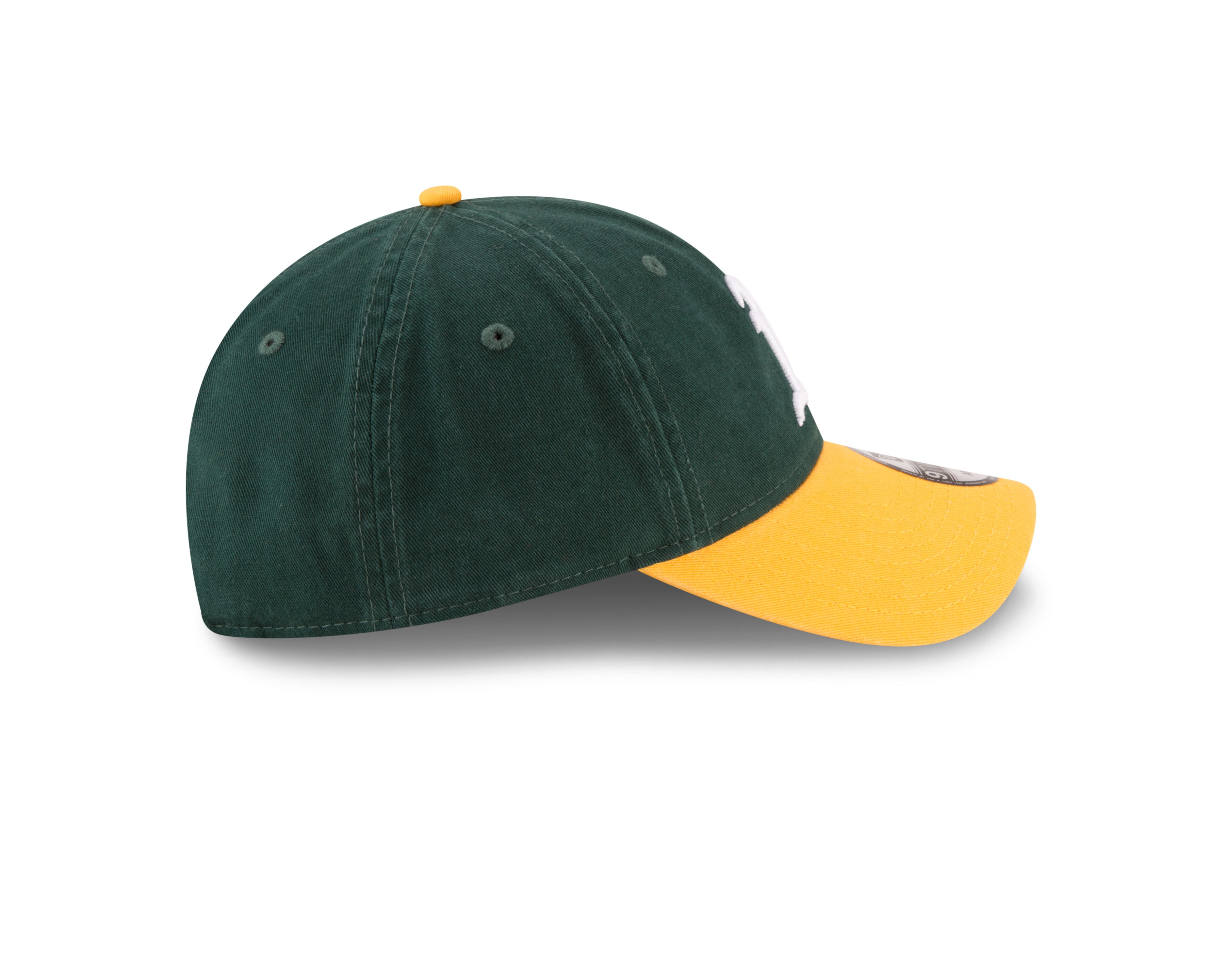 New Era - MLB Core Classic - Oakland Athletics - 9Twenty  - Dark Green/Yellow - Headz Up 